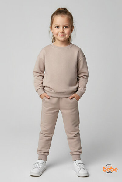 Trend Bebe Butik Set trening pentru fete Set de hanorac și pantaloni de bază,...