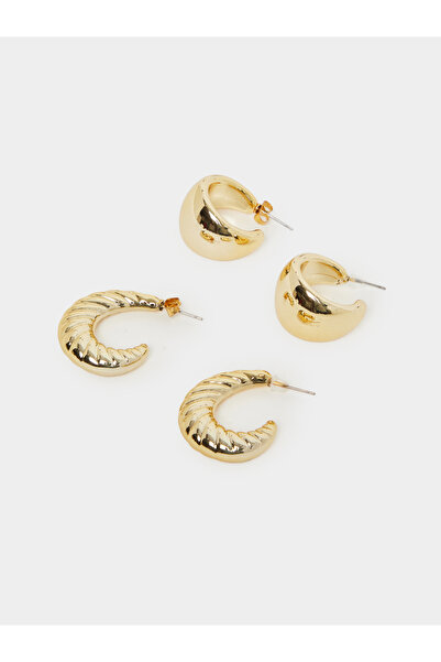 Styli Pack of 2 - Gold Hoop Earrings