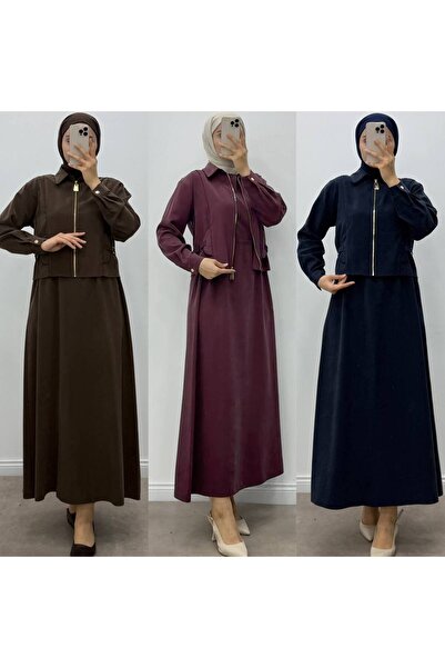 Aryen Tencel Jacketed Gilet Dress