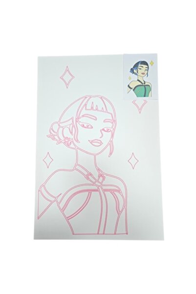 OEM Desen cu nisip colorat - Huntrix Zoey