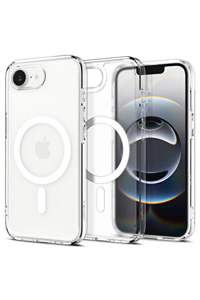 Spigen Carcasă Ultra Hybrid MagSafe pentru iPhone 16e, alb înghețat