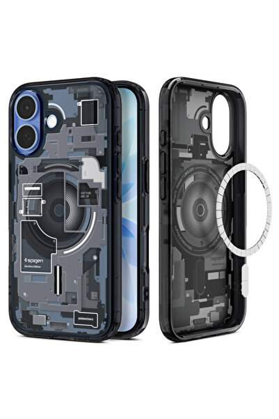 Spigen Carcasă Ultra Hybrid Zero One MagSafe pentru iPhone 17, Neagră