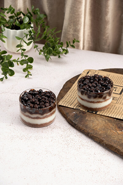 netteucuzluk Set of 2 Borosilicate Glass Dessert Breakfast Magnolia Ice Cream...