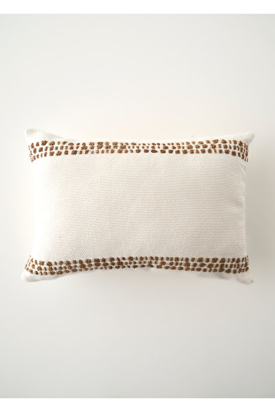 Bella Maison Tassel Dekoratif Kırlent Kılıfı Krem (35x50 cm)