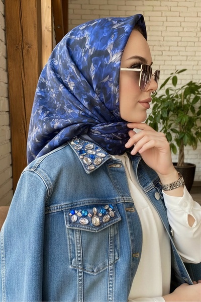 İmajButik وشاح قطني رقمي ناعم من لاكيفيرت إيشيبان