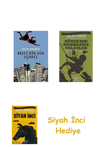 TÜRKİYE İŞ BANKASI KÜLTÜR YAYINLARI Belki Bir Gün Uçarız + Dünyanın Merkezine...