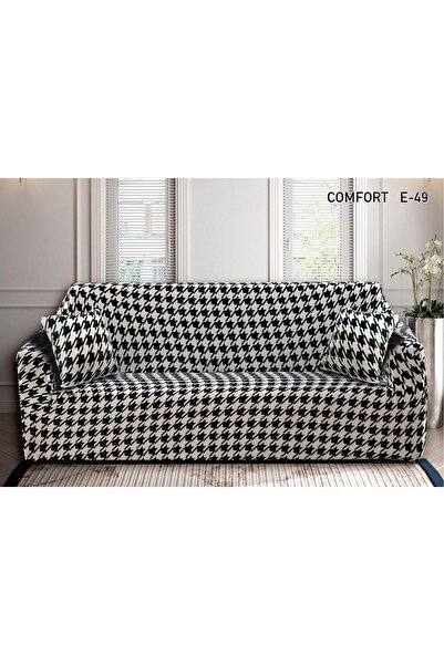 ANATOLIATEKSTILE Elastic Corner Sofa Cover L(180*230) with elastic, Full Prot...