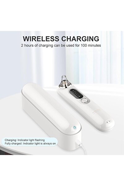 xenomo Aparat vacuum puncte negre Xenomo® P-GLOW, 5 nivele, incarcare wireless