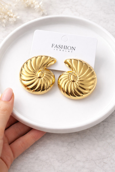 FREYAA TAKI BÜYÜK GOLD SALYANGOZ MODEL KÜPE