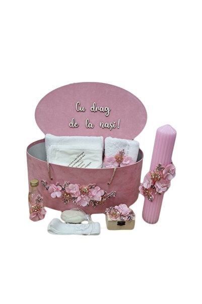 fantasialand Trusou botez elegant fetite, Cu Drag de la Nasi, in cutie catife...