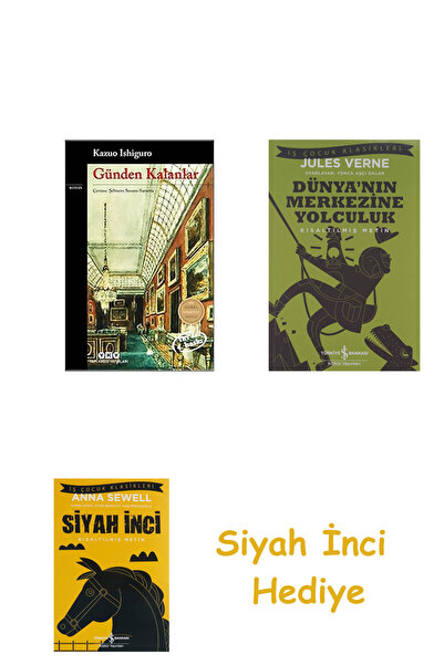 TÜRKİYE İŞ BANKASI KÜLTÜR YAYINLARI Günden Kalanlar + Dünyanın Merkezine Yolc...