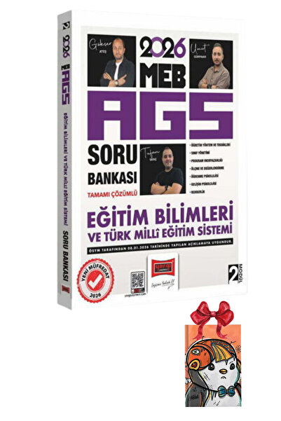 Yargı Yayınları 2026 MEB AGS Eğitim Bilimleri ve Türk Milli Eğitim sistemi Ta...