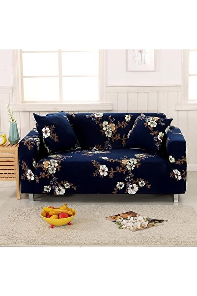 ANATOLIATEKSTILE Elastic Corner Sofa Cover M(145*200) with elastic, Full Prot...