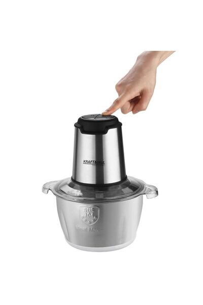 Kraft Chopper, electric meat and vegetable blender, 350W, 2 liter capacity,