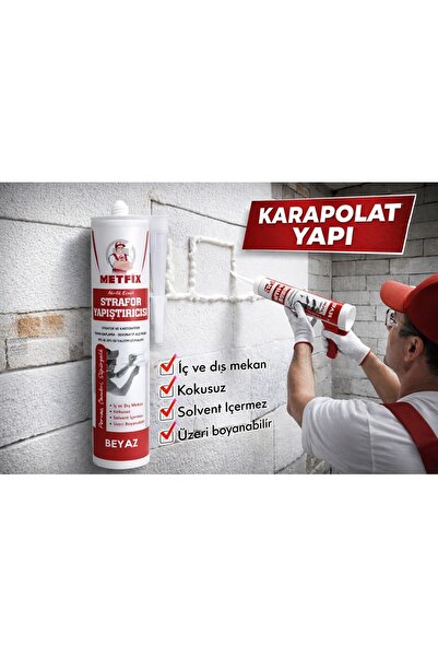 KarapolatYapı Strafor Yapıştırıcısı Kartonpiyer Yapıştırıcısı Tavan Kaplama Y...