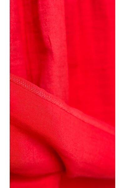 OZZY KİDS Girl's Collared Muslin Fabric Dress