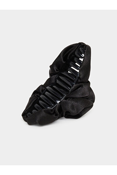 Styli Women Black Flower Claw Clip