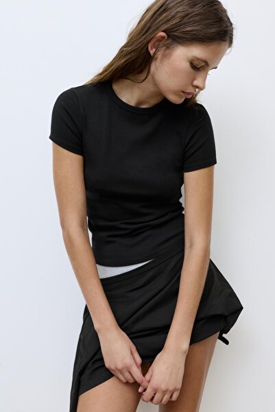 Pull & Bear Kısa kollu dar kesim t-shirt