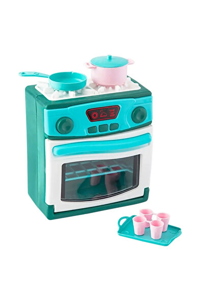 Shoplandu Çocuklar için Oyuncak Fırın ve Ocak Oyun Seti - Aksesuarları ile Bi...