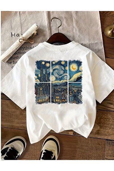 Mambo Μαύρο Blessed Written Oversize χτενισμένο βαμβακερό μπλουζάκι