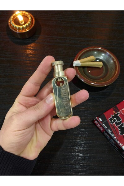 HK GİFT SHOP YUBANG PİRİNÇ ÜRÜN ÖZGÜN TASARIM MALBORO YAZILI ÇAKMAK