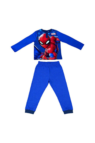 SPIDERMAN Children's pajamas, 100% cotton, blue, Hero,