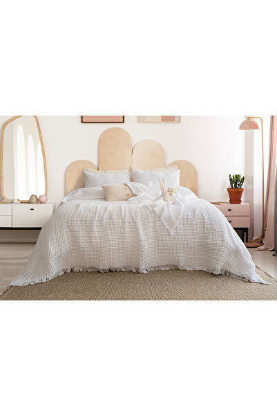 YASEMİNİNEVİ WAFFLE/TEK KİŞİLİK(160X250) YATAK ÖRTÜSÜ
