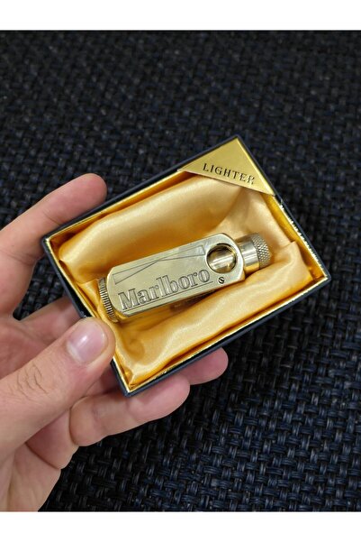 HK GİFT SHOP YUBANG PİRİNÇ ÜRÜN ÖZGÜN TASARIM MALBORO YAZILI ÇAKMAK