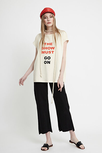 VERDA Tricou cu imprimeu text