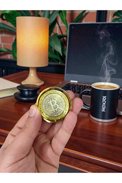 HK GİFT SHOP BİTCOİN GÖRÜNÜMLÜ GAZLI ÇAKMAK