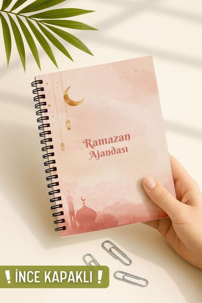 Eldesen Tasarım İnce Kapak, Ramazan Ajandası, Oruç, Hatim, Teravih, Günlük ve...