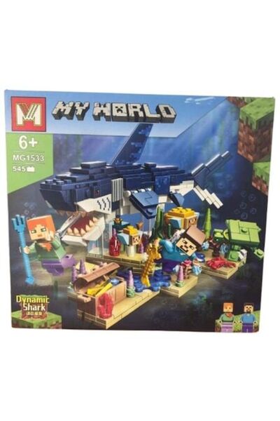 MG My World MG1533 Construction Set, Dynamic Shark, 545 pieces, 6+