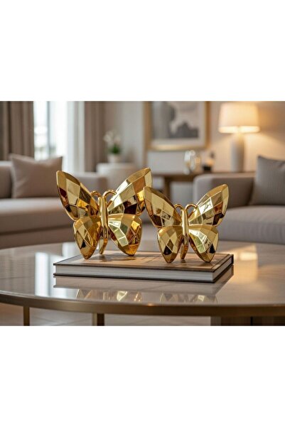 akan ithalat 2 Lİ KELEBEK AKSESUAR ALTIN
