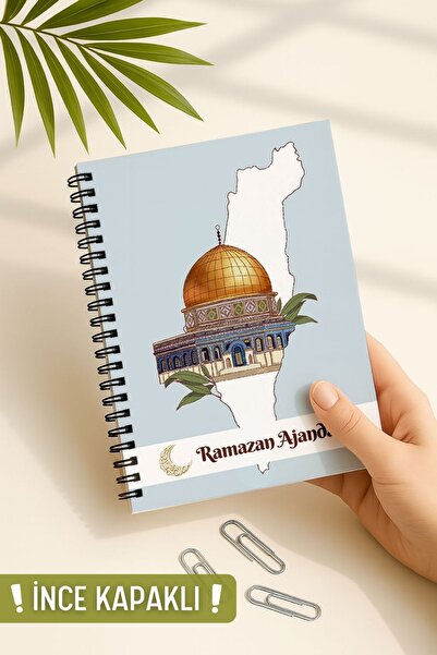 Eldesen Tasarım Thin Cover, Ramadan Agenda, Fasting, Hajj, Taravih, Daily and...