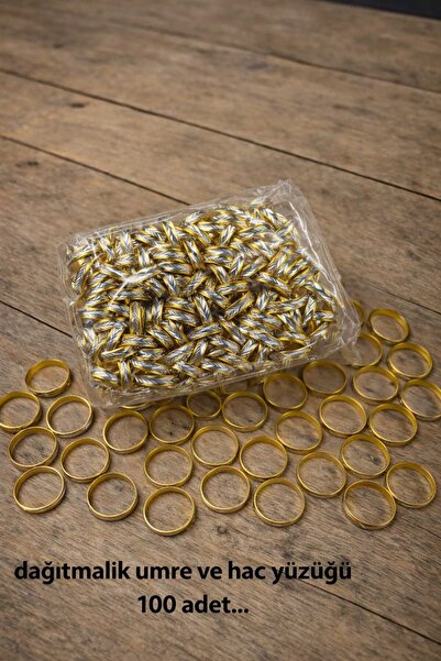 SOFT İPEK HAC UMRE YÜZÜĞÜ 100 ADET