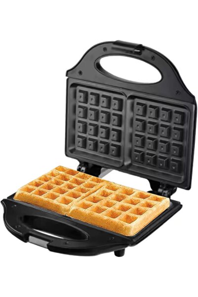 Generic Waffle Maker & 180° Open Sandwich Griller – Scratch Resistant Plates,...