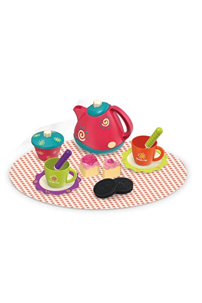 OEM Tea in a picnic basket play set 22 pieces