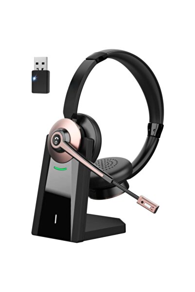 CerCip Wireless Headset 786, With Charging Station, 26-Hour Battery, Noise Ca...