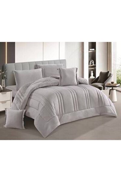 Jinan sa Winter Lavender Bedspread - Double Size 200x200 cm, 6-Piece Set