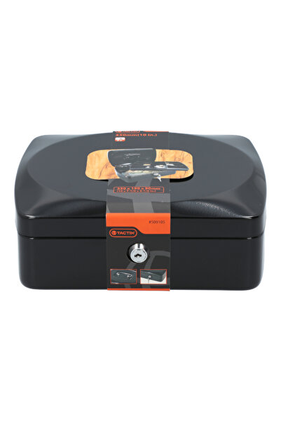 Tactix صندوق نقود معدني مقاس 10 بوصة