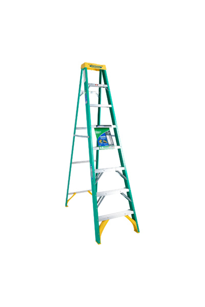 WERNER Durable Space Saving Non Slip Feet Step Ladder