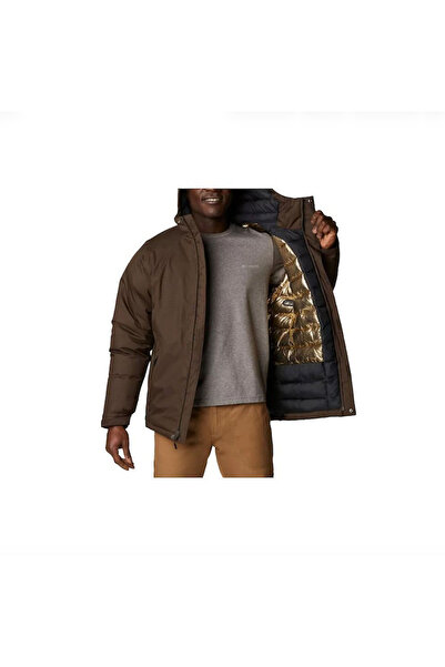 Columbia Oak Harbor Omni-Heat Infinity Altın Astarlı Su Geçirmez Erkek Mont K...