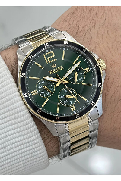 Wesse Orijinal 2 Yıl Garantili 5ATM Su Geçirmez Fonksiyonlu Erkek Kol Saati M...