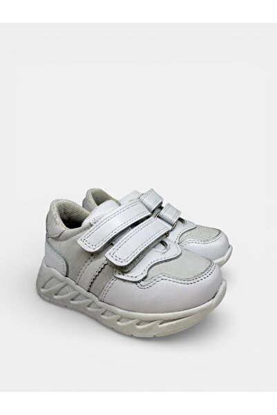 Tekiner Genuine Leather Orthopedic White Sports Shoes