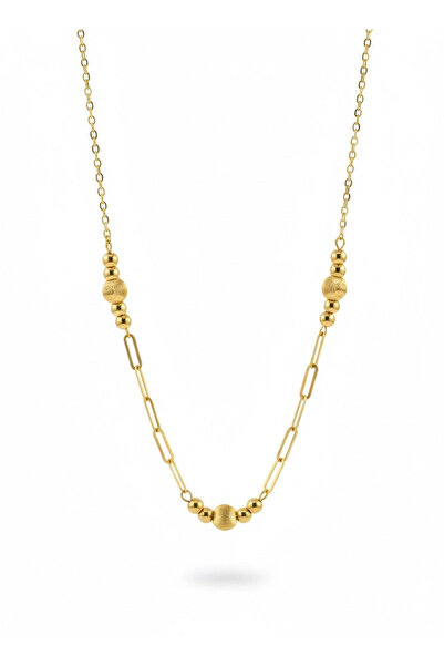 Güzide Kuyumcu 14 Ayar Altın Dorikalı Top Kolye 943