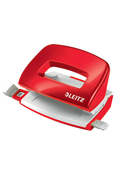 Leitz Perforator 10 coli Model Mini 5060 Roșu Wow