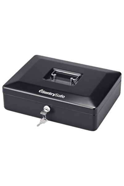 Sentrysafe High Quality Sturdy Keyed Cash Box with Removable Tray 2kg