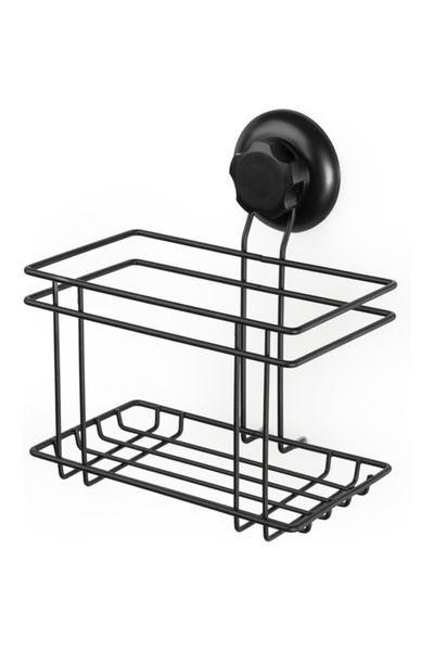 COMPACTOR Bestlock Suction Cup Wall Mounted Bathroom Storage Basket