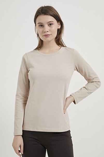 Arma Life Armalife 1641 Bi̇s Collar Long Sleeve Basic Women's Body