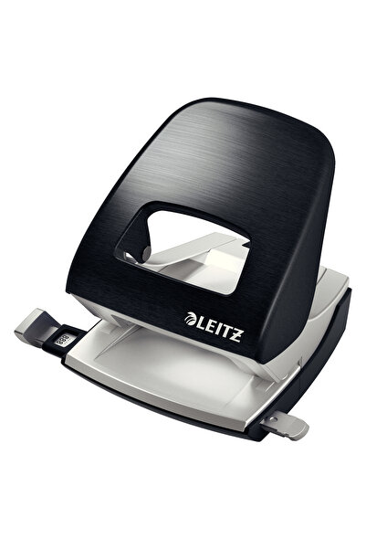 Leitz Перфоратор за 30 листа, модел 5006, металически черен стил